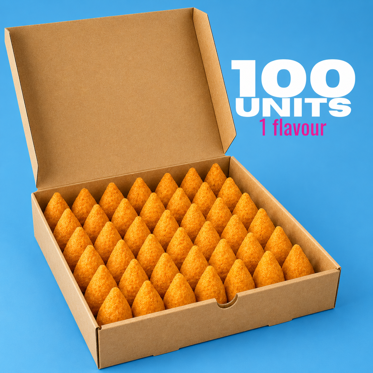 Zé Coxinha 100 units menu option